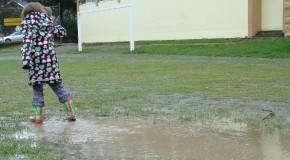 Rainy Day Fun: Puddle Jumping With Toddlers