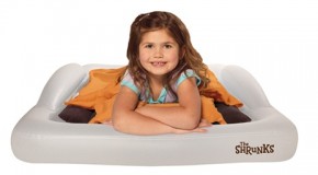 Sleepover Solution: Tuckaire Inflatable Travel Bed from The Shrunks