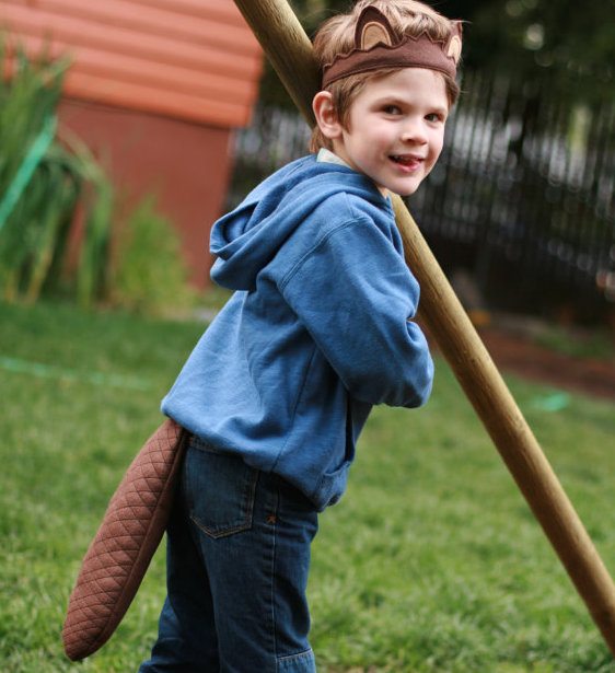 beaver costume kids