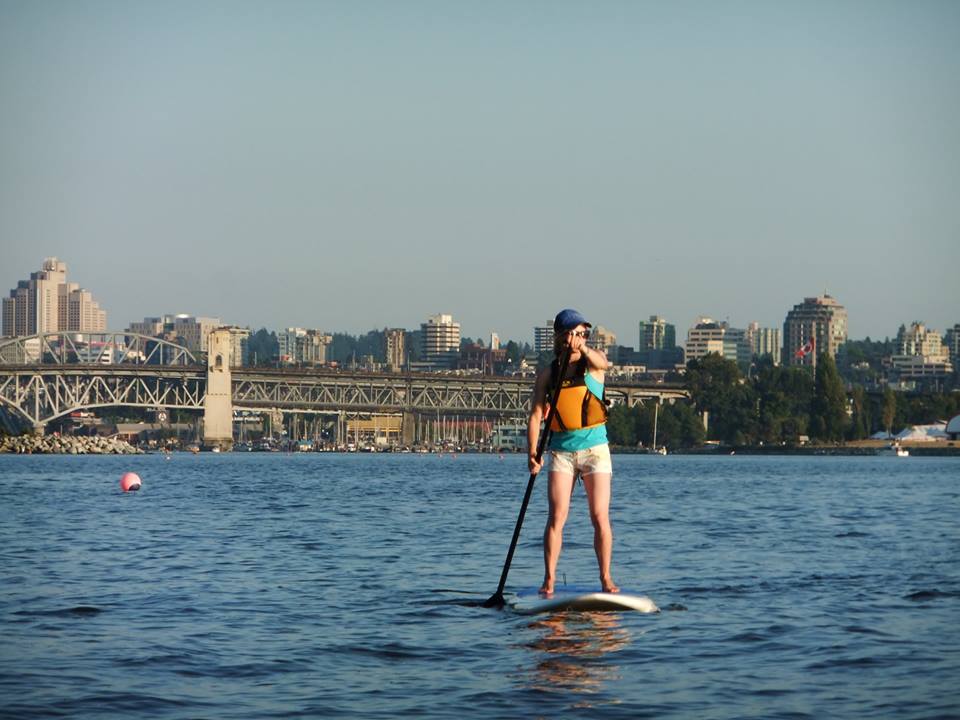 Stand up paddleboarding in Vancouver