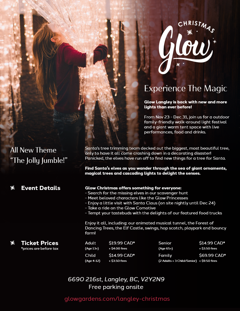 Christmas Glow Langley Vancouver Mom