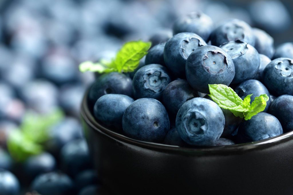 Blueberry in a bowl