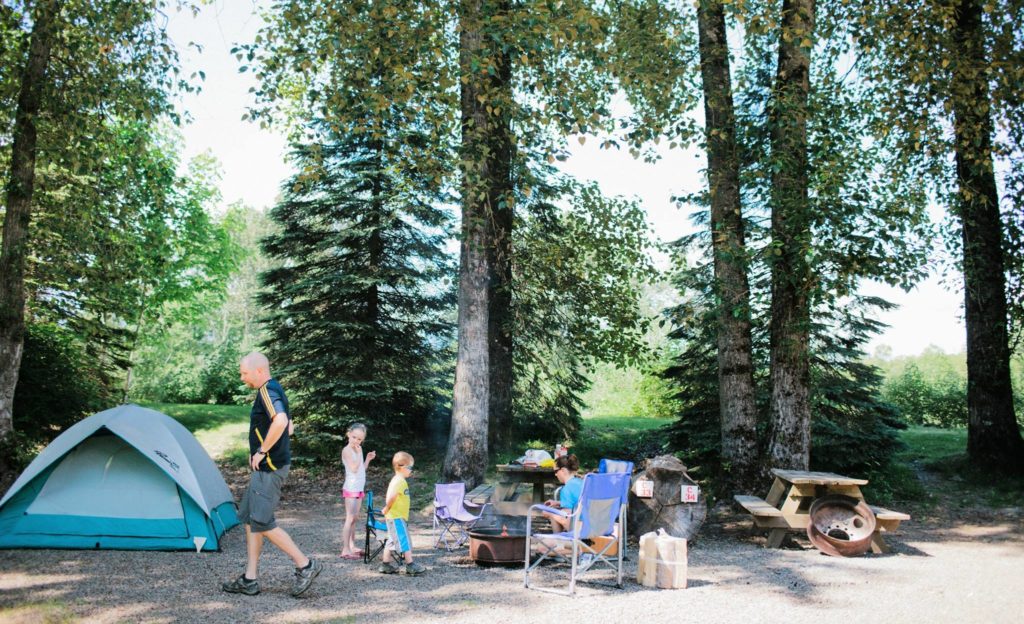 Camping at Cultus Lake
