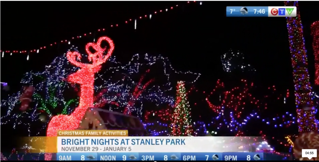 Top Five Holiday Light Displays in Vancouver for Families
