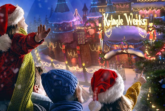 flyover Canada's Festive light displays for the holidays.