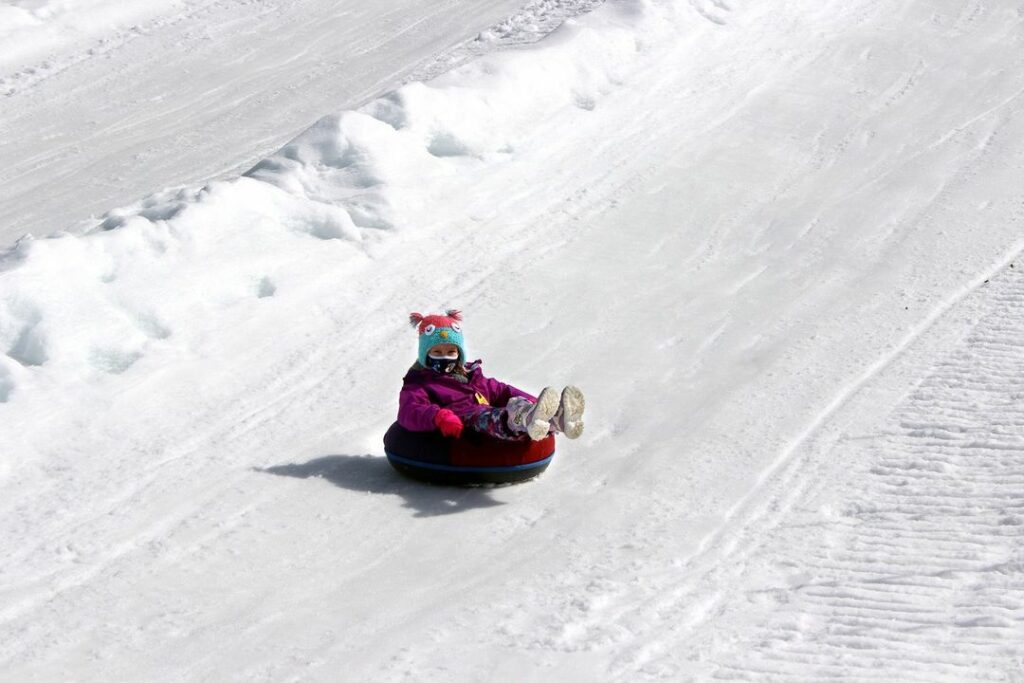 Sled all day (or at least until nap time) when you visit a local snow hill like Carisbrooke Park in North Vancouver.