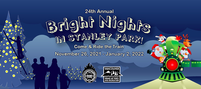The festive light displays at Bright Nights in Stanley Park dazzle.