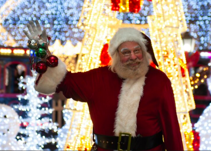 Glow Gardens Santa