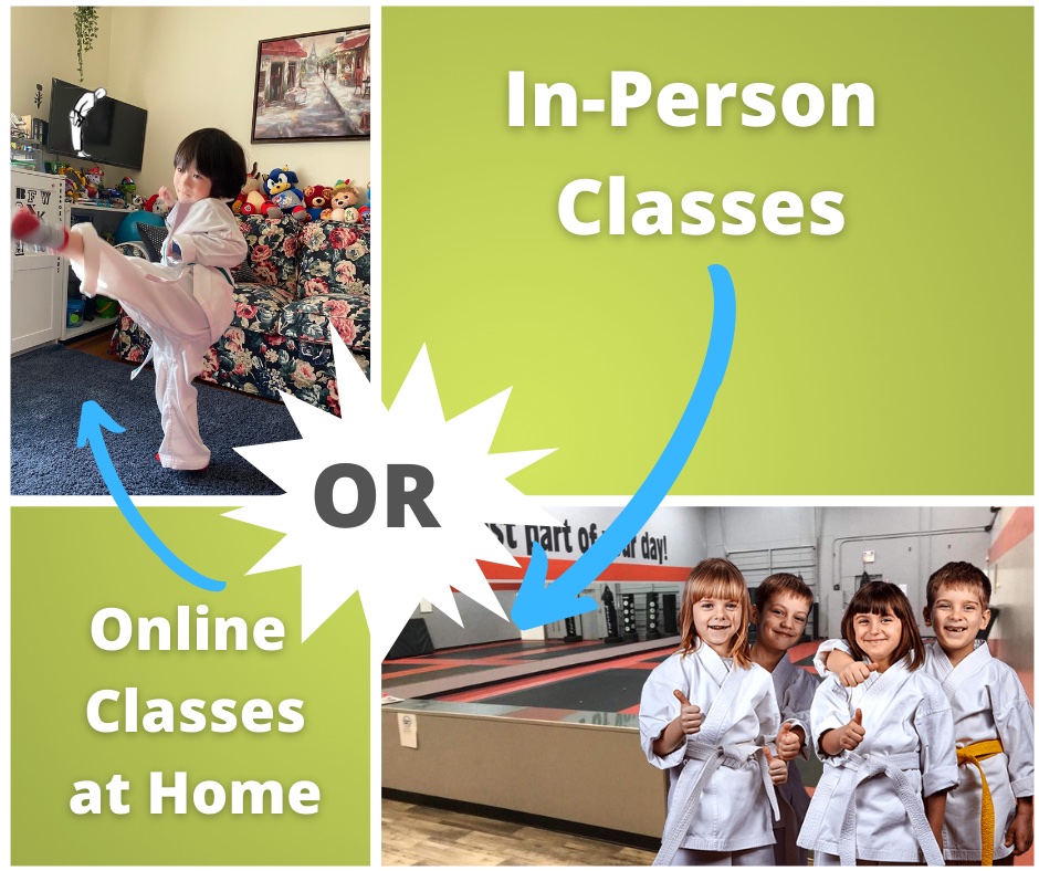 online or in-person classes at Richmond Martial Arts