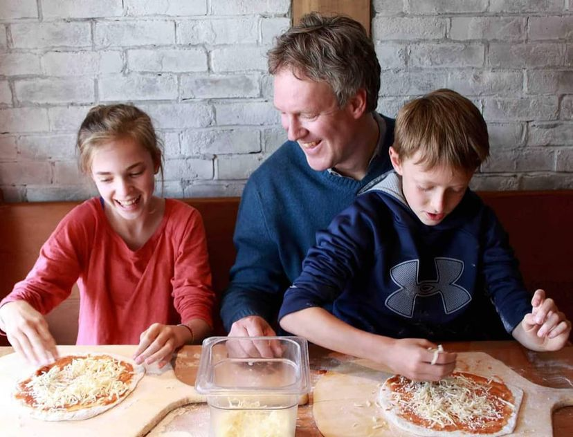 Rocky Mountain Pizza for Valentine's Day with your kids.