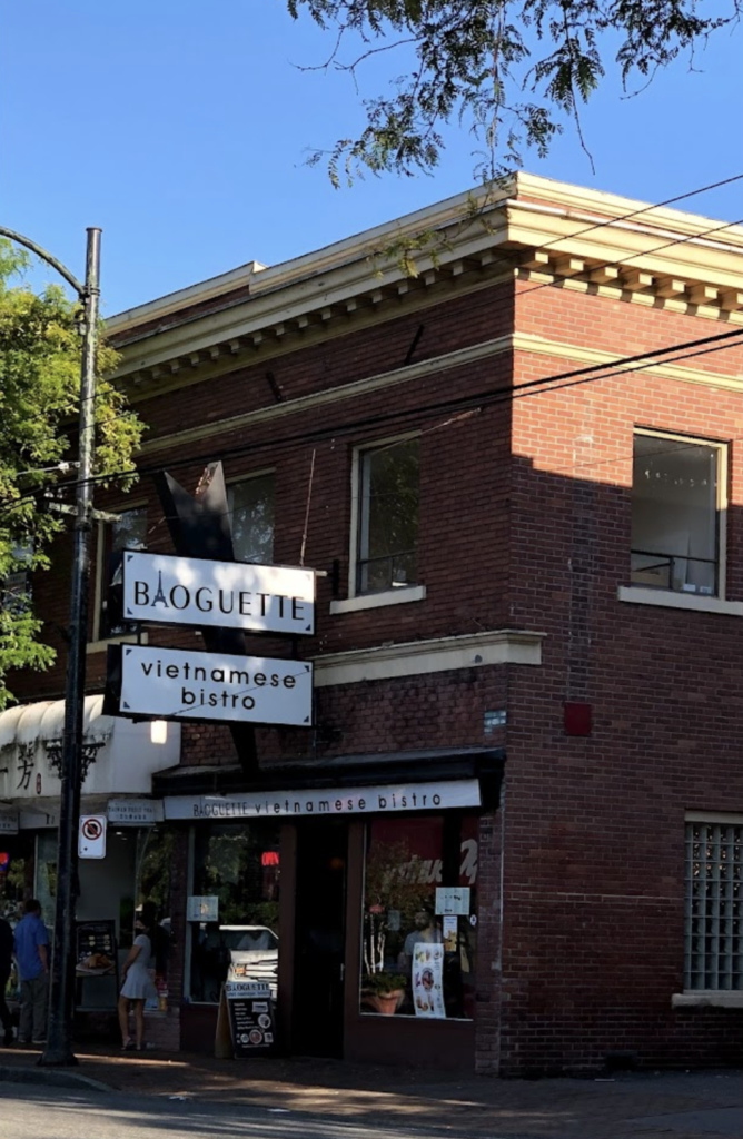 Baoguette Bistro in Kerrisdale Vancouver.