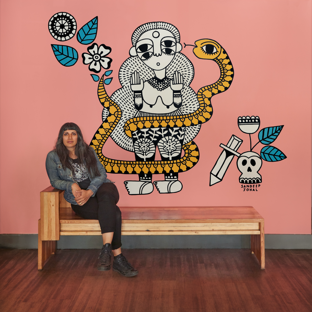 Sandeep Johal in I Paint As A Mother.