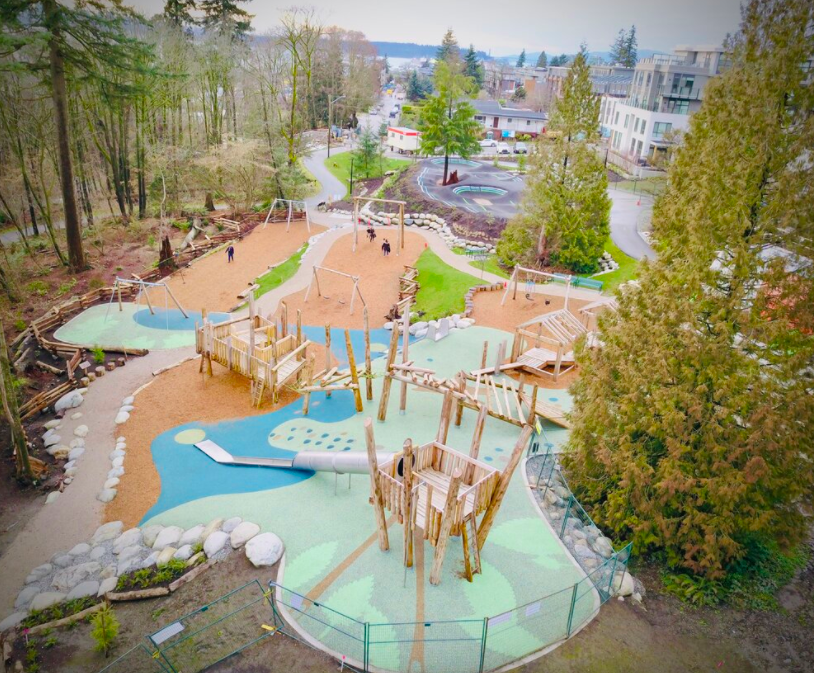 a million dollar playground in Vancouver.