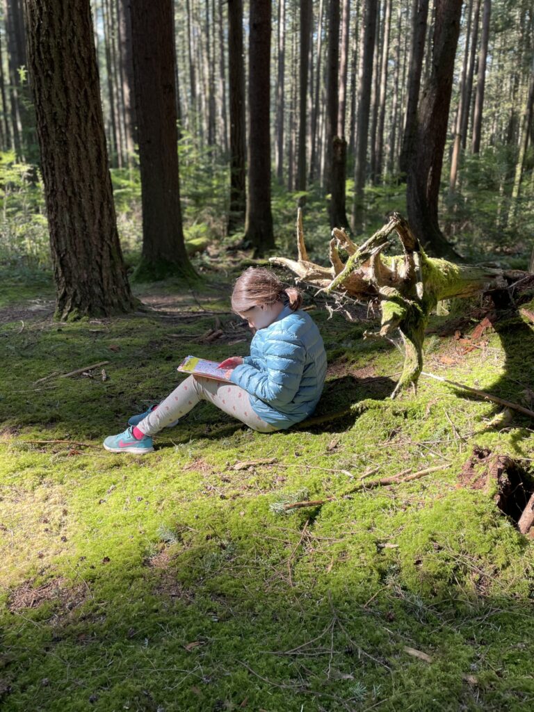 Reading in Nature at school