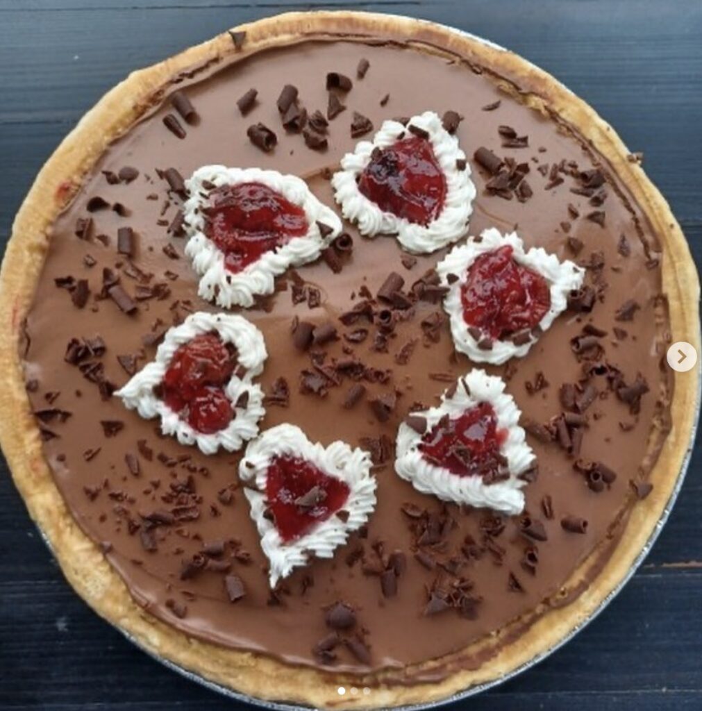 The best pie at Aphroditie Cafe.