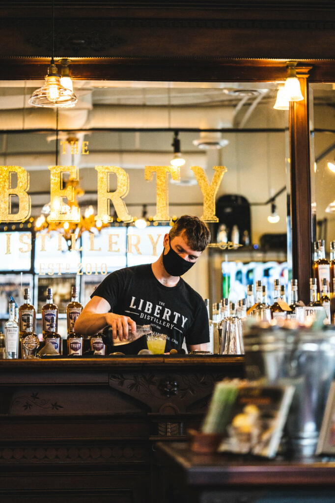 An experience gift at The Liberty Distillery