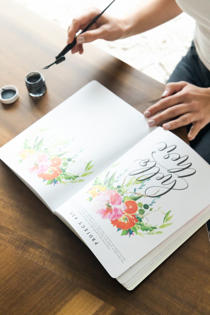 Calligraphy experience giftx for Mother's Day Vancouver.