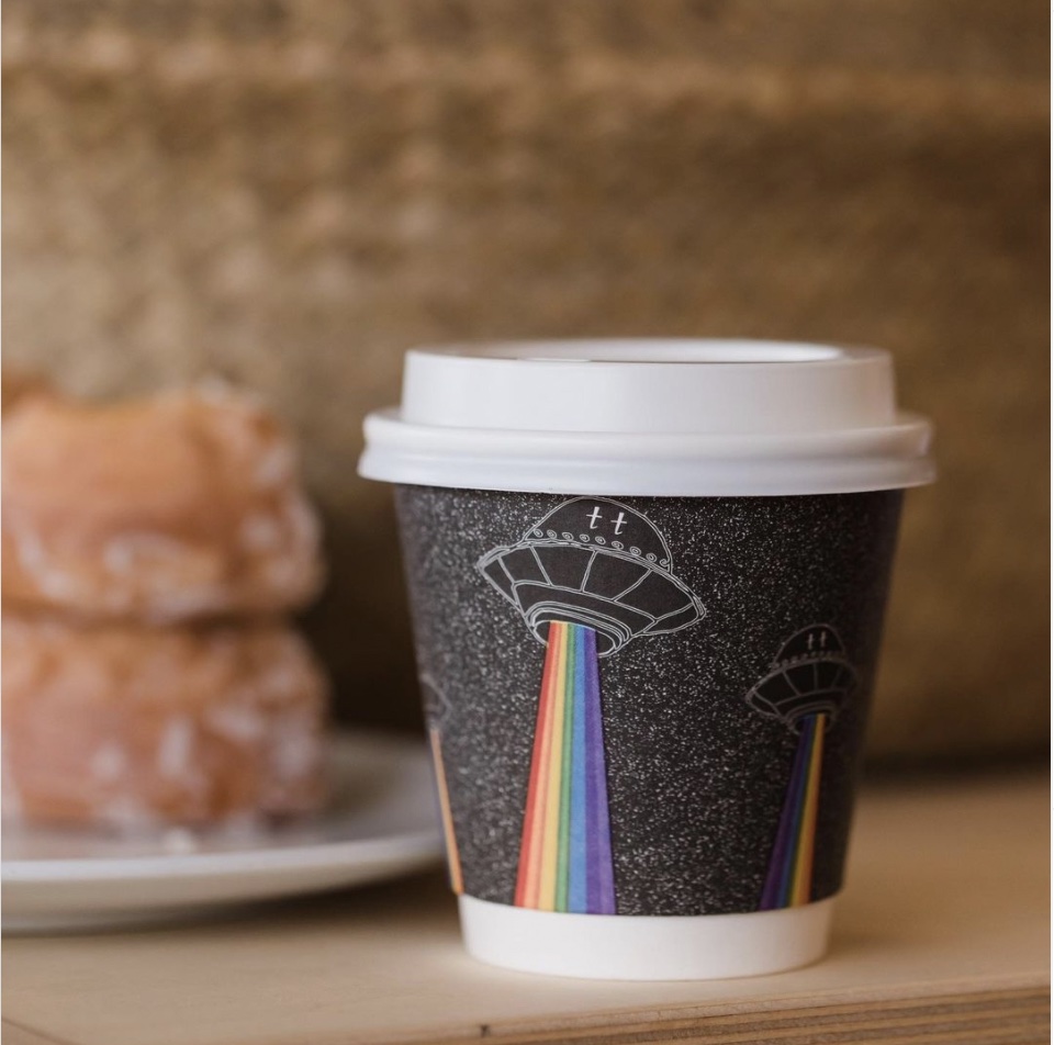 Coffee at Their Their Cafe.