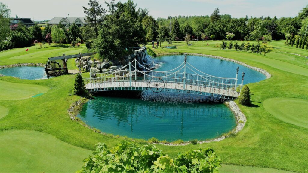 Beautiful view of the greens