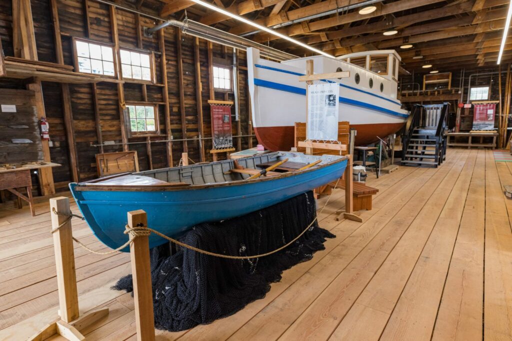 Richmond Boatbuilders located in the Britannia Shipyards in Steveston Village
