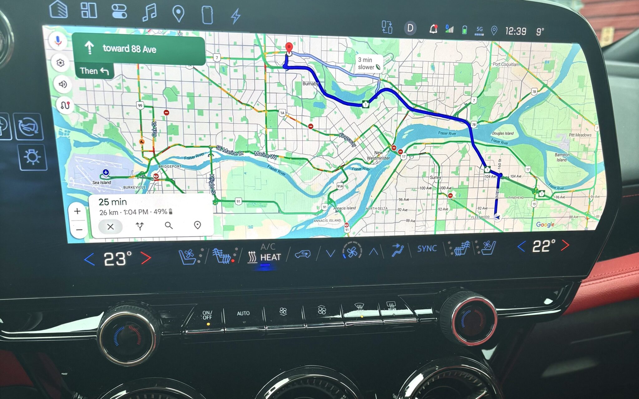 17" screen for the Blazer EV